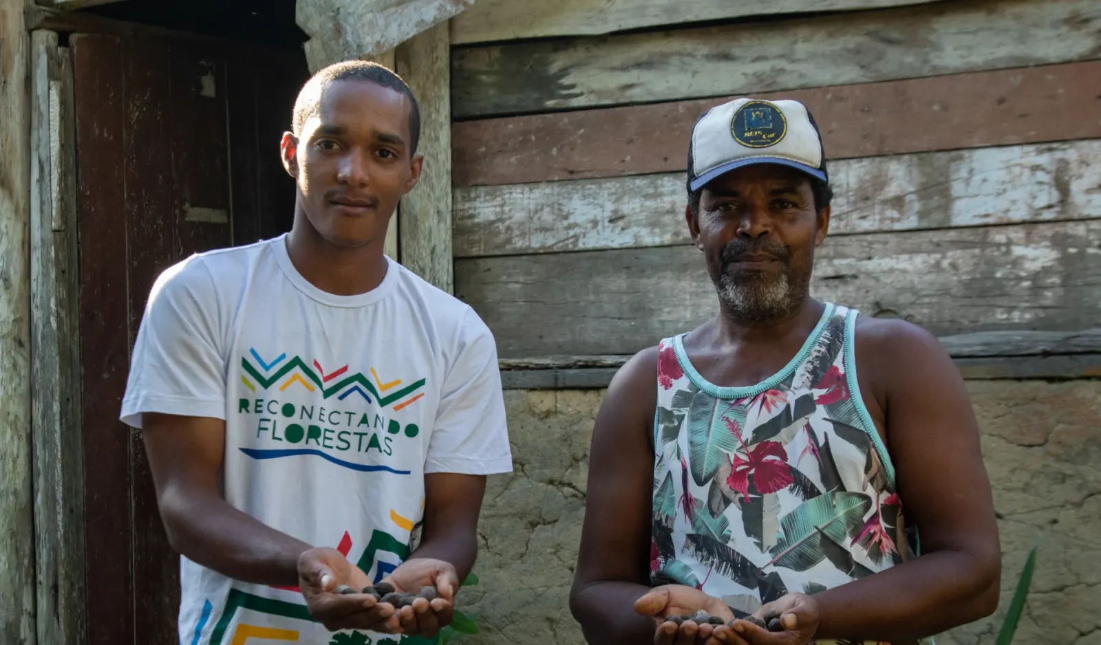 Reforestation project with local communities in Mata Atlantica